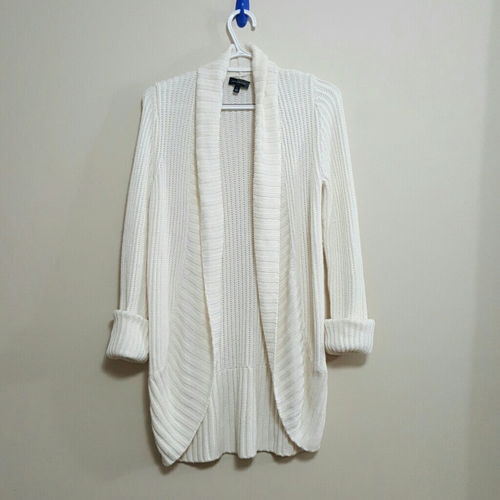 The Limited white cardigan, L